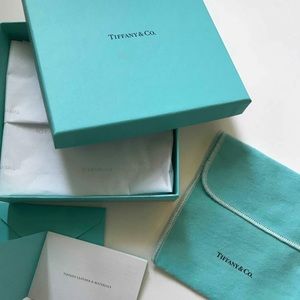 Tiffany&Co box, pouch, tissue, bag
